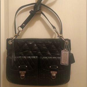 Coach Black Medium Sized Shoulder Bag